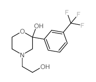 2-羟基-2-[3-(三氟甲基)苯基]-4-吗啉乙醇 结构式