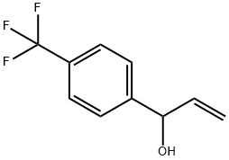 α-乙烯基-4-(三氟甲基)苯甲醇 结构式