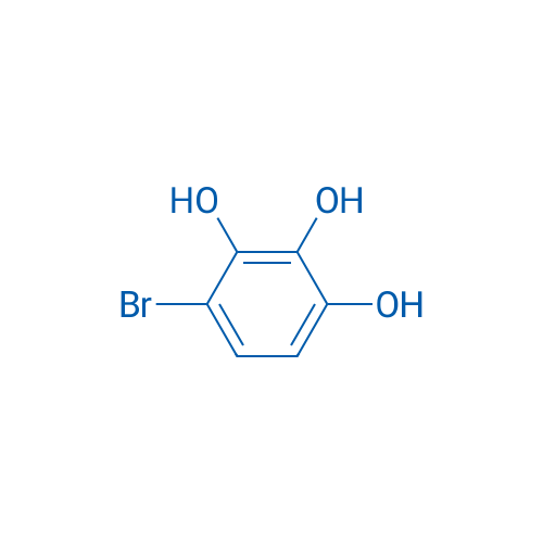 4-溴苯-1,2,3-三酚 结构式