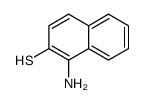 1-氨基-2-萘硫酚 结构式