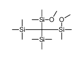 2,6-二氧杂-3,5-二硅杂庚烷,3,3,5,5-四甲基-4,4-双(三甲基硅基)- 结构式