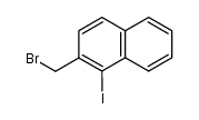 2-(溴甲基)-1-碘萘 结构式