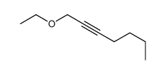 1-乙氧基-2-庚炔 结构式