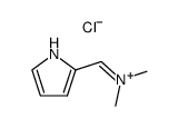 1H-吡咯-2-甲铵基-N,N-二甲基氯化物 结构式