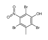 2,4,6-三溴-3-甲基-5-硝基苯酚 结构式