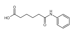 6-Oxo-6-(phenylamino)hexanoic acid 结构式