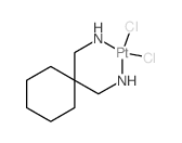 二氯(1,1-环己二甲胺-κN,κN')合铂(SP-4-2) 结构式