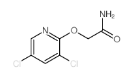 2-[(3,5-二氯-2-吡啶基)氧基]乙酰胺 结构式
