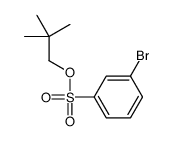2,2-二甲基丙基-3-溴苯-1-磺酸盐 结构式