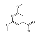2,6-二甲氧基-4-吡啶羰酰氯 结构式