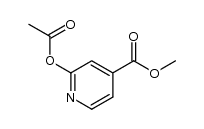 2-乙酰氧基异烟酸甲酯 结构式