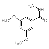 2,6-二甲氧基异烟酰肼 结构式