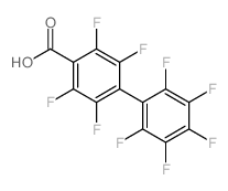 2,2',3,3',4',5,5',6,6'-九氟-4-联苯甲酸 结构式