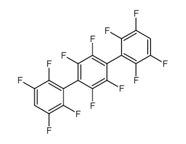 十二氟对三联苯 结构式