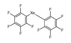 二(五氟苯基)氙 结构式