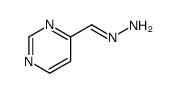 4-Pyrimidinecarboxaldehyde, hydrazone (9CI) 结构式