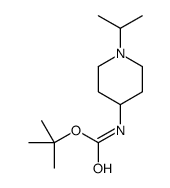 4-(BOC-氨基)-1-异丙基哌啶 结构式