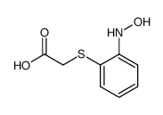 2-[(2-羟氨基苯基)硫代]乙酸 结构式