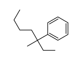 Benzene, (1-ethyl-1-methylpentyl)- 结构式