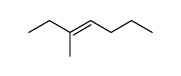 3-甲基-3-庚烯(顺反异构体混合物) 结构式