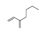3-亚甲基-1-庚烯 结构式