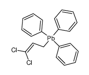 Plumbane, (3,3-dichloro-2-propen-1-yl)triphenyl- 结构式