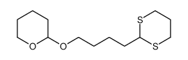 2-[4-(四氢-2H-吡喃-2-基氧基)丁基]-1,3-二噻烷 结构式