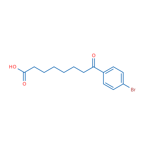 8-(4-溴苯基)-8-氧代辛酸 结构式