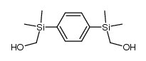 1,1'-[1,4-亚苯基双(二甲基亚硅基)]二甲醇 结构式