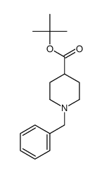 1-苄基-4-哌啶甲酸叔丁酯 结构式