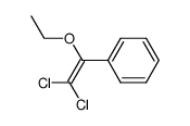 Benzene, (2,2-dichloro-1-ethoxyethenyl)- 结构式