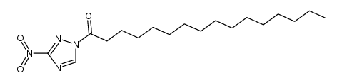 1-(3-硝基-1H-1,2,4-三唑-1-基)-1-十六烷酮 结构式