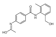 Benzamide, 4-(acetylamino)-N-[2-(hydroxymethyl)-6-methylphenyl]- 结构式