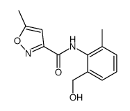 N-[2-(羟甲基)-6-甲基苯基]-5-甲基异恶唑-3-甲酰胺 结构式