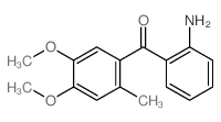 Methanone,(2-aminophenyl)(4,5-dimethoxy-2-methylphenyl)- 结构式