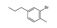 Benzene, 2-bromo-1-methyl-4-propyl- 结构式