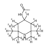 N-[2,2,6,6-四(甲基-d3)-4-哌啶基-3,3,4,5,5-d5]-乙酰胺 结构式