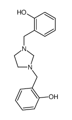 2,2'-[1,3-亚咪唑烷基双(亚甲基)]二苯酚 结构式