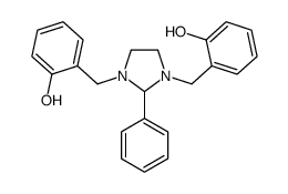 Phenol, 2,2'-[(2-phenyl-1,3-imidazolidinediyl)bis(methylene)]bis- 结构式