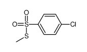 4-氯苯硫代磺酸 S-甲酯 结构式
