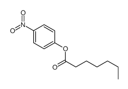 Heptanoic acid, 4-nitrophenyl ester 结构式