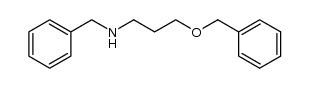 Benzenemethanamine, N-[3-(phenylmethoxy)propyl]- 结构式