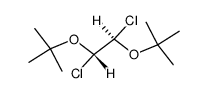 2,2'-[(1,2-二氯-1,2-亚乙基)双(氧基)]双(2-甲基丙烷) (R*,S*) 结构式