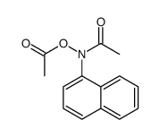 N-acetoxy-N-(1-napthyl)-acetamide 结构式