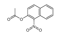 1-硝基-2-萘酚乙酸酯 结构式