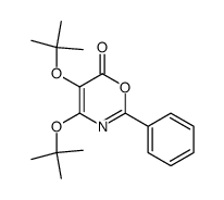 4,5-二叔丁氧基-2-苯基-6H-1,3-恶嗪-6-酮 结构式