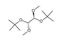 2,2'-[(1,2-二甲氧基-1,2-乙二基)双(氧)]双(2-甲基丙烷) (R*,S*) 结构式