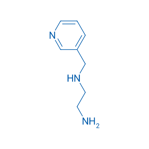 N1-(吡啶-3-甲基)乙烷-1,2-二胺 结构式