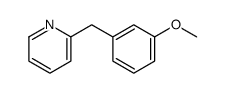 2-(3-甲氧基苄基)吡啶 结构式
