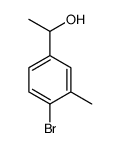 1-(4-溴-3-甲基苯基)乙醇 结构式